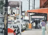Charles Pitcher, (American/Western PA, 1927-2009), The Strip - Penn Avenue