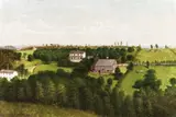 Austin C. Wooster, Washington County Farmscape, 1873/, 1875, oil on canvas, since relined