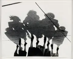 Marvin E. Newman, Five Women - from Shadow Series, Chicago, taken 1951, vintage, gelatin silver print, printed later