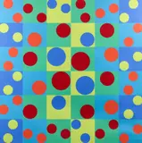 Herbert Bayer, Birthday II [Geburtstagsbild II], 1970, serigraph printed in colors