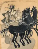 Georges Braque, Char Aux Chevaux Noirs