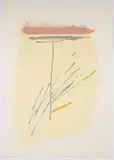 Dan Christensen, CC-4, 1980, Silkscreen printed in colors on Arches paper