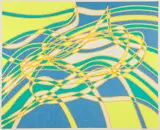 Stanley William Hayter, III from the Aquarius Suite, 1970, silkscreen in colors