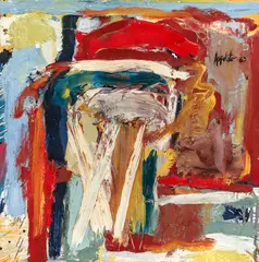 Angelo Ippolito, October III, 1963, oil with thick impasto on canvas