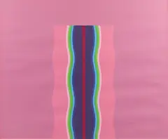 Gordon A. Smith, Divided Mauve - from Divided Series, 1970, serigraph printed in colors