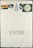 Joe Tilson, Water, 1972, silkscreen and printed paper collage on rice paper