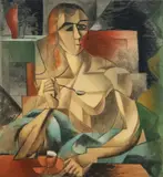 Jacques Villon, after Jean Metzinger, La Tasse de The - after Le Gouter, undated, etching and aquatint on paper
