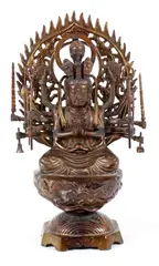 Sino Tibetan, Untitled, bronze deity figure