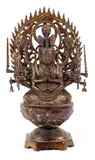 Sino Tibetan, Untitled, bronze deity figure