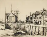 Muirhead Bone, Mystery Ship, Padstow