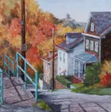 Cynthia Cooley, Monastery Street, 2006, acrylic on canvas