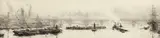 William Lionel Wyllie, Shot Towers Waterloo Bridge, circa 1920, drypoint etching