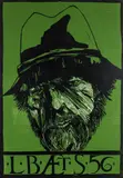 Leonard Baskin, LB AET S 56 (Self Portrait at 56), c.1978, woodcut in green and black on laid paper