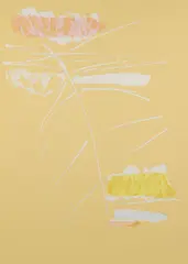Veeda by Dan Christensen, circa 1980, serigraph printed in color, pencil, offered Mar 2023