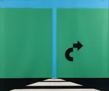 Allan D'Arcangelo, Landscape from the portfolio 69, 1969, serigraph printed in colors, 21.15 × 25 1/2 inches, pencil