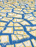 Menashe Kadishman, Cracked Earth, serigraph printed in colors