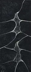 Mel Kendrick, Untitled, 1998, woodcut on paper