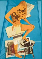 Howard Kanovitz, East End Trilogy, 1980, lithograph printed in colors