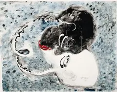 Sam Messer, W-11, 1988, color, monotype