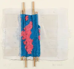 L.P.S. XI by David Nowicki, mixed media collage, offered Mar 2023