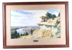 Featured in this lot is this Limited Edition by Charles Fritz, lithograph called "Captain Lewis, offered Mar 2024