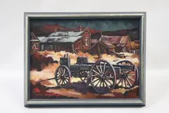 Joan Wright, Bodie Unforgotten, oil painting 1972