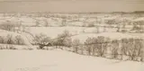 Kerr Eby, Snow Fields (Giardina 92), etching, 1924