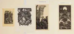 Fritz Eichenberg, The Prodigal Son The Book of Job The First Seven Days The Caldron of, OIl 4 wood engravings, each