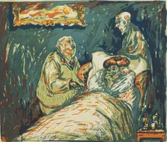 Mervin Jules, Second Opinion, silkscreen in colors, ca. 1935