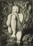 Rockwell Kent, Susanna (Burne- Jones 38), lithograph, 1929, matted and