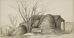 Thomas Willoughby Nason, Winter Sunlight (Comstock 290), etching, 1940