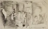 James A. M. Whistler, The Forge (Kennedy 68 iv/IV), drypoint on laid paper, 1864