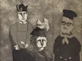 Untitled by Benjamin Levy, etching,1970, offered Aug 2023