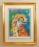 Portrait of The Cheetah by LeRoy Neiman, silkscreen in colors, 2004, offered Aug 2023