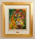 Portrait of The Lion by LeRoy Neiman, silkscreen in colors, offered Aug 2023