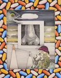 Paul Spina, Paul Spina (American 1937-2017) Untitled Drawing #1