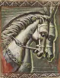 Albert Pels, Two Horses (In Profile)