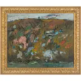 Viktor Zaretsky, Belopolye, 1925 - Kiev, 1990 / L'autunno, oil on cardboard