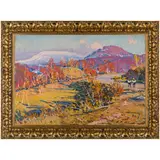 Zoltan Ivanovich Sholtes, Prikopa, 1909 - 1990 / Valle di Rovno, 1972 / Firmato Sholtes e datato 72 in basso a destra, oil on canvas