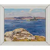 Victor Grigorovich Puzyrkov, Dnepropetrovsk, 1918 - Kiev, 1999 / Lo stretto di Severomorsk, 1986 / Firmato V Pusirkov e datato 86 in basso a destra