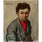 Kiev, 1916 - 2006 / Ritratto di caldaista, 1962 / Firmato S Podervyansky e datato 62 in alto a sinistra by Sergiy Pavlovich Podervyansky, oil on canvas, offered Apr 2023