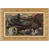 Mykhaylo Khmelko, Kyiv, 1919 - 1996 / Tra le montagne, oil on canvas