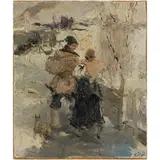 Sergiy Fedorovich Shishko, Nosivka, 1911 - Kiev, 1997 / Studio per il dipinto Partigiani