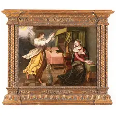 Annunciazione by Giovanni Bizzelli, oil on panel, offered May 2023