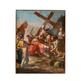 Salita al Calvario by Giovanni Domenico Molinari, oil on canvas, offered May 2023