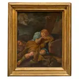 Domenico Parodi, Il sogno di Endimione, oil on lavagna