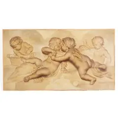 Jacob de Wit, Putti, oil on canvas