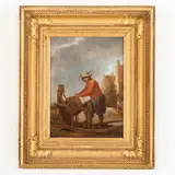 L'arrotino by David Teniers Il Giovane, oil on panel, offered May 2023