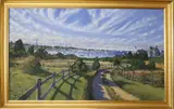 Illya Kagan, View of the Town of Nantucket from Monomoy