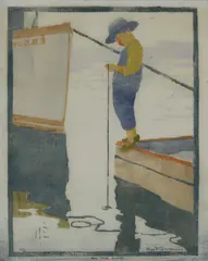 Limited Edition Colored by Eliza Draper Gardner, Woodcut on Paper “, offered Jul 2020